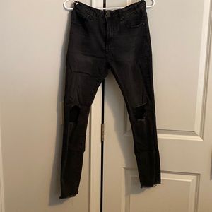 One Teaspoon Ripped Skinny Jeans